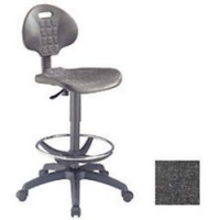 Sedia per disegnatore in poliuretano - nero