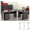 Ante Medio Legno Lione 80X2X115 Nero