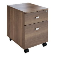 Cassettiera linea "Matiz" 2 cassetti per cart sosp  - noce