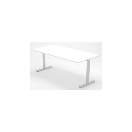 SCRIVANIA BIANCO GAMBA A T 140X80 PR