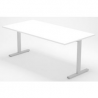 SCRIVANIA BIANCO CANALET.GAMBA T 140X81