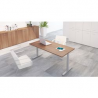 SCRIVANIA NOCE CANALET.GAMBA T 140X80