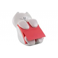 DISPENSER GATTO+90 Z-NOTES SS ROSSO 3M