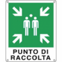 CARTELLO ALLUM. 25X31 CM PUNTO DI RAC