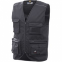 GILET GRIGIO L MULTITASCHE CHROME