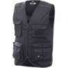GILET GRIGIO XL MULTITASCHE CHROME