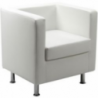 POLTRONA BIANCO QUADRO SIMILPELLE
