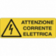 CART ATTENZIONE CORRENTE ELETTRICA