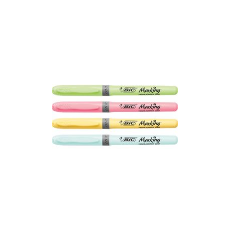 CF4 EVID PASTEL ASS BIC HIGHLIGHTER GRIP