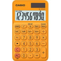CALCOLATRICE ARANCIONE CASIO 10 DIGITI