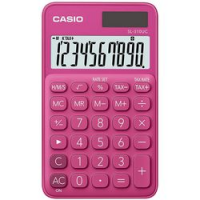 CALCOLATRICE FUCSIA CASIO 10 DIGITI