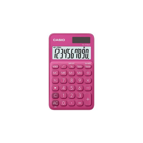 CALCOLATRICE FUCSIA CASIO 10 DIGITI