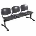 PANCA 3 POSTI NERO CLASSIC T IN PPL