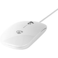 MOUSE BIANCO ULTRASOTTILE NEDIS