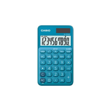 CALCOLATRICE BLU CASIO 10 DIGITI
