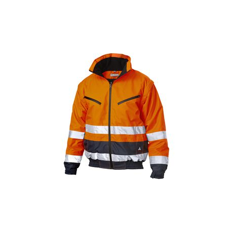 BOMBER BICOLORE CORPETTO XL ARANC/BLU HV