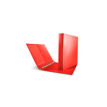 RACC 4 ANELLI A4 DIAM 3CM ROSSO NETTUNO