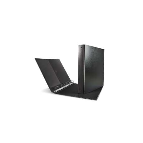 RACC 4 ANELLI NERO NETTUNO A4 DIAM 3CM