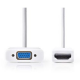 HDMI ADAPTER CAVO BIANCO HDMI VGA + 3.5