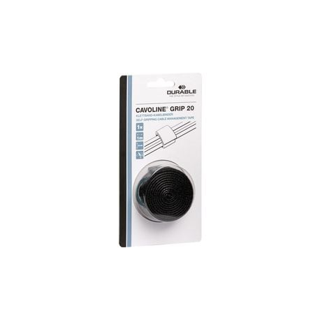 ROTOLO IN VELCRO DURABLE NERO
