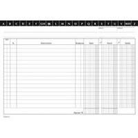 CF100 SCHEDE DARE-AVERE-SALDO 21X14.8CM
