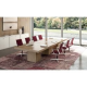 TAVOLO RIUNIONE CUBO WENGE 140X140