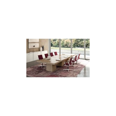 TAVOLO RIUNIONE CUBO WENGE 140X140