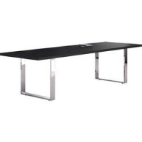 TAVOLO RIUNIONI FLORA GAMBA MET 220X100 NO FRASSINO