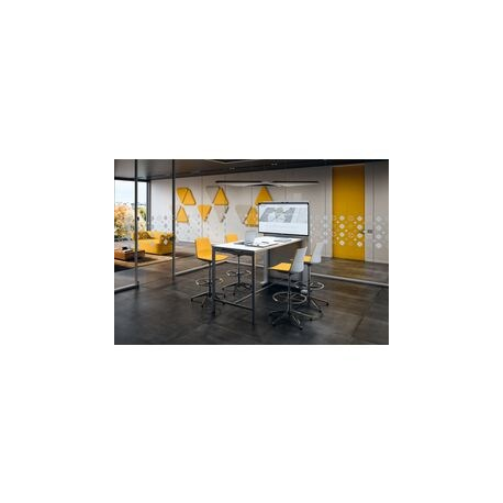 TAVOLO ALTO 160x80x107H NOCE CANALETTO