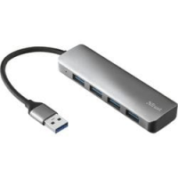 HUB USB 3.2 TRUST HALYX 4PORTE ALLUMINIO
