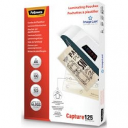 CF100 POUCHES FELLOWES FORMATO A4 125MY
