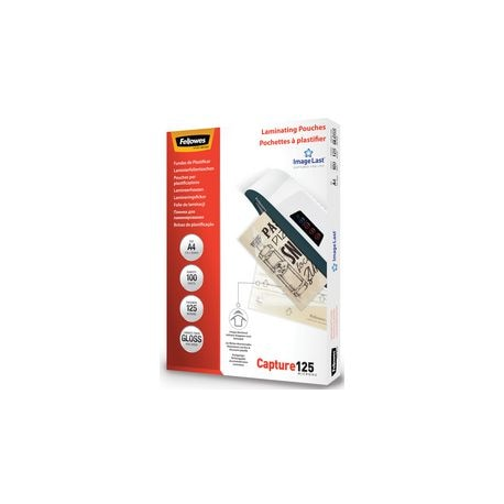 CF100 POUCHES FELLOWES FORMATO A4 125MY