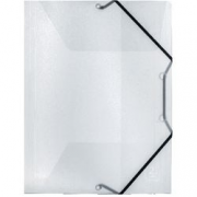 CARTELLINA A TRE LEMBI TRASPARENTE 2ND LIFE