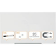 LAVAGNA IN VETRO BIANCO NOBO 1264X711MDL