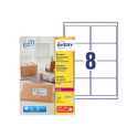 ETICHETTE RICICLATE BUSTE E PACCHI LASER AVERY 99.1x67.7 800PZ