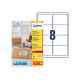 ETICHETTE RICICLATE BUSTE E PACCHI LASER AVERY 99.1x67.7 800PZ