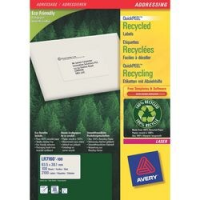 ETICHETTE RICICLATE BUSTE E PACCHI LASER AVERY 199.6x289.1 100PZ