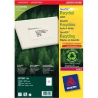 ETICHETTE RICICLATE BUSTE E PACCHI LASER AVERY 199.6x143.5 200PZ