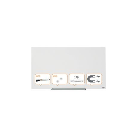 LAVAGNA IN VETRO 1000X560MM BIANCO    DL
