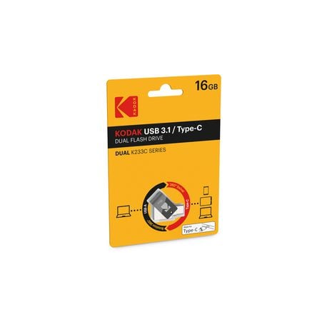 USB C  K230 DUAL KODAK USB 2.0 16GB