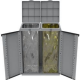 ARMADIETTO 2 ANTE PER RIFIUTI GRIGIO ECOLINE  TERRY
