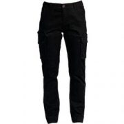 PANTALONE DONNA MULTITASCHE FRANCE BLU TG S DL