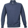 FELPA UOMO MEZZA ZIP NAVY TG 3XL       DL