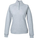 FELPA DONNA MEZZA ZIP MELANGE TG S     DL
