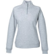 FELPA DONNA MEZZA ZIP MELANGE TG S     DL