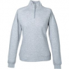 FELPA DONNA MEZZA ZIP MELANGE TG S     DL