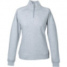 FELPA DONNA MEZZA ZIP MELANGE TG L     DL