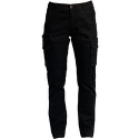 PANTALONE DONNA MULTITASCHE FRANCE BLU TG L DL