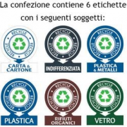 CF6 ETICHETTE RACCOLTA DIFFER. 141X110MM