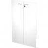 Coppie ante medio bianco 80X115